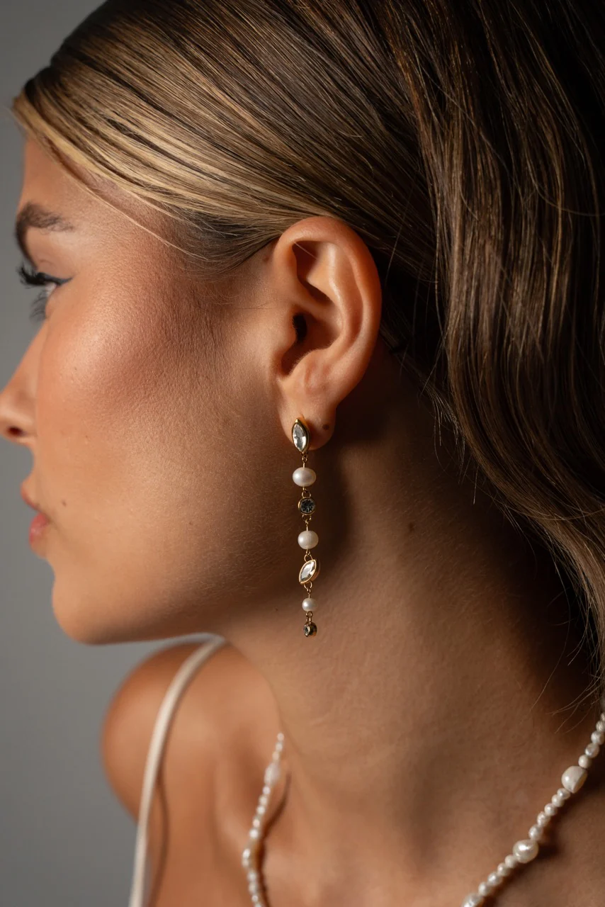 Adorn Earrings 14K Gold Plated - Image 3