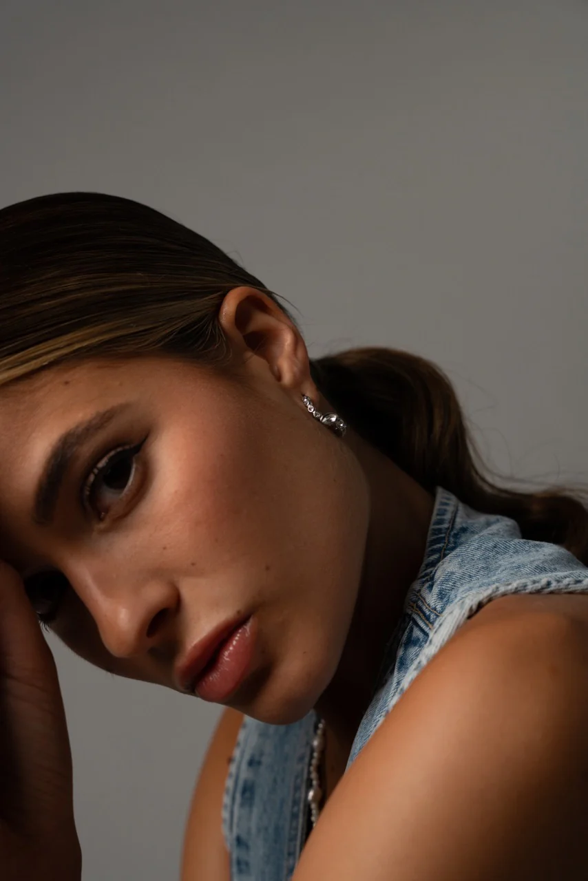 Adorn Hoops Silver - Image 4