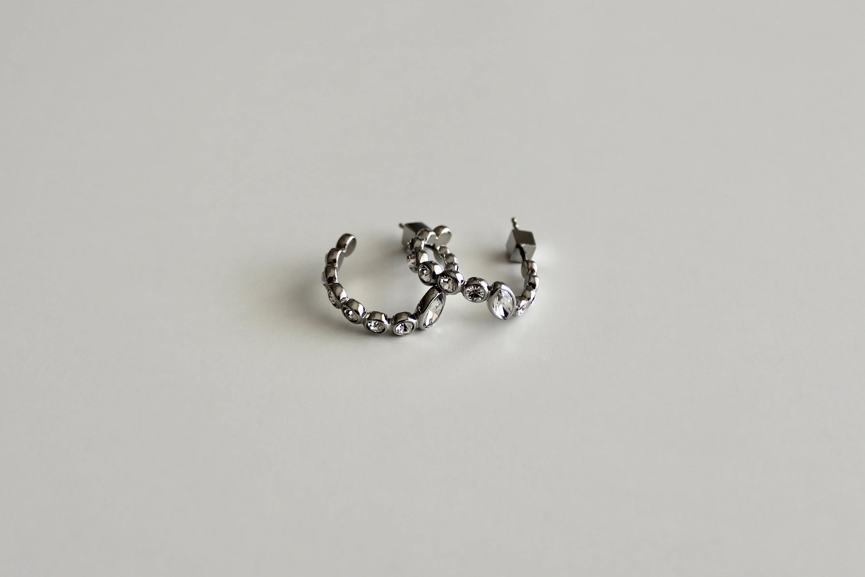 Adorn Hoops Silver - Image 5