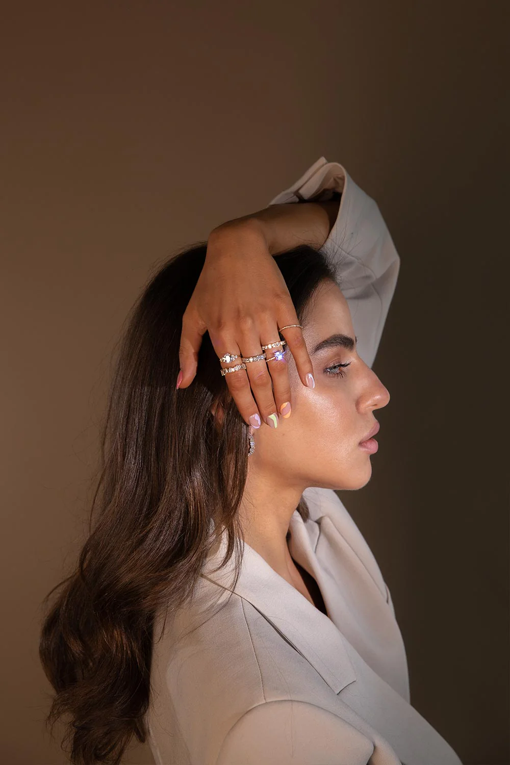 Baguette Eternity Ring 18K Gold Plated - Image 6