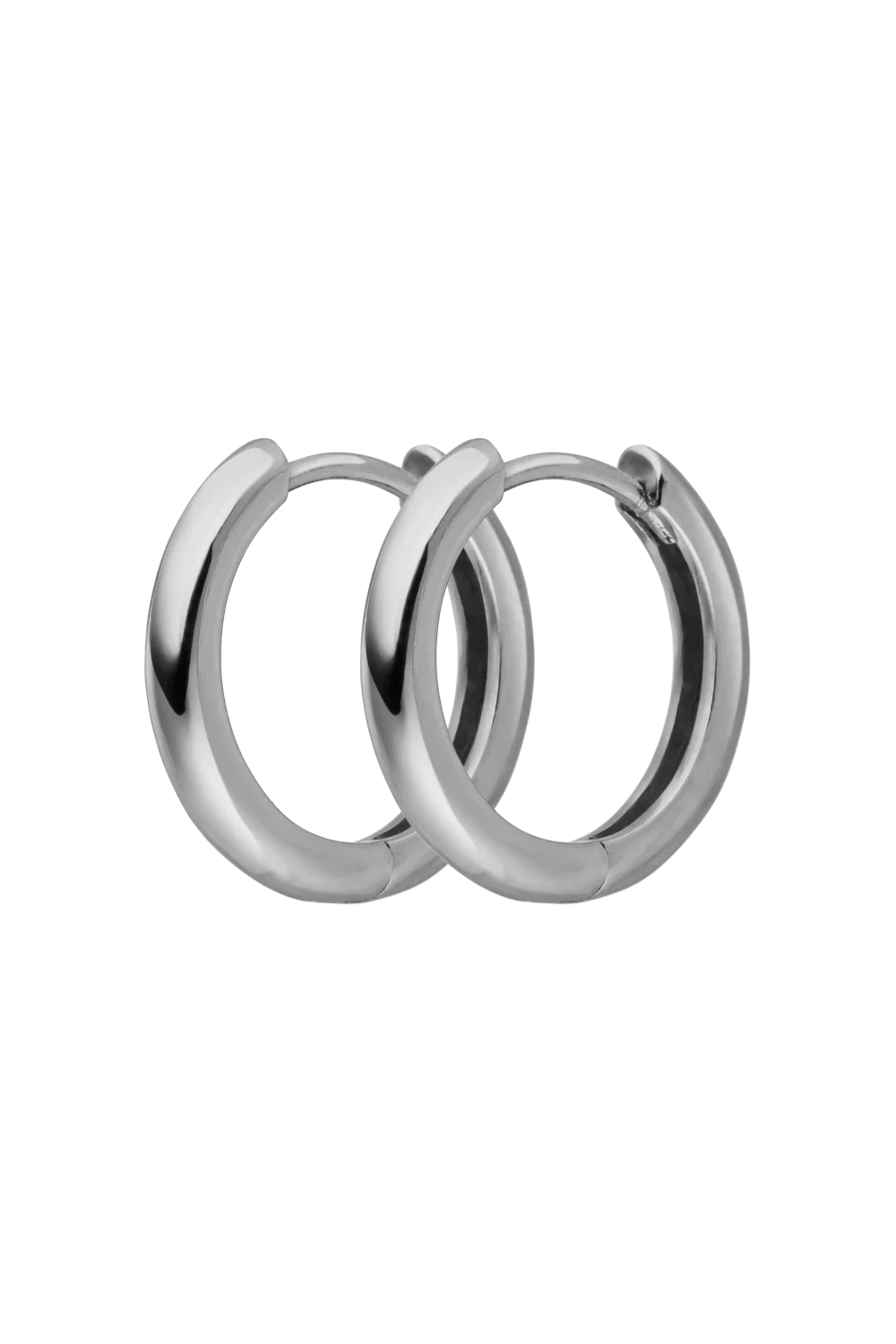 Becca Hoops Silver - Image 3