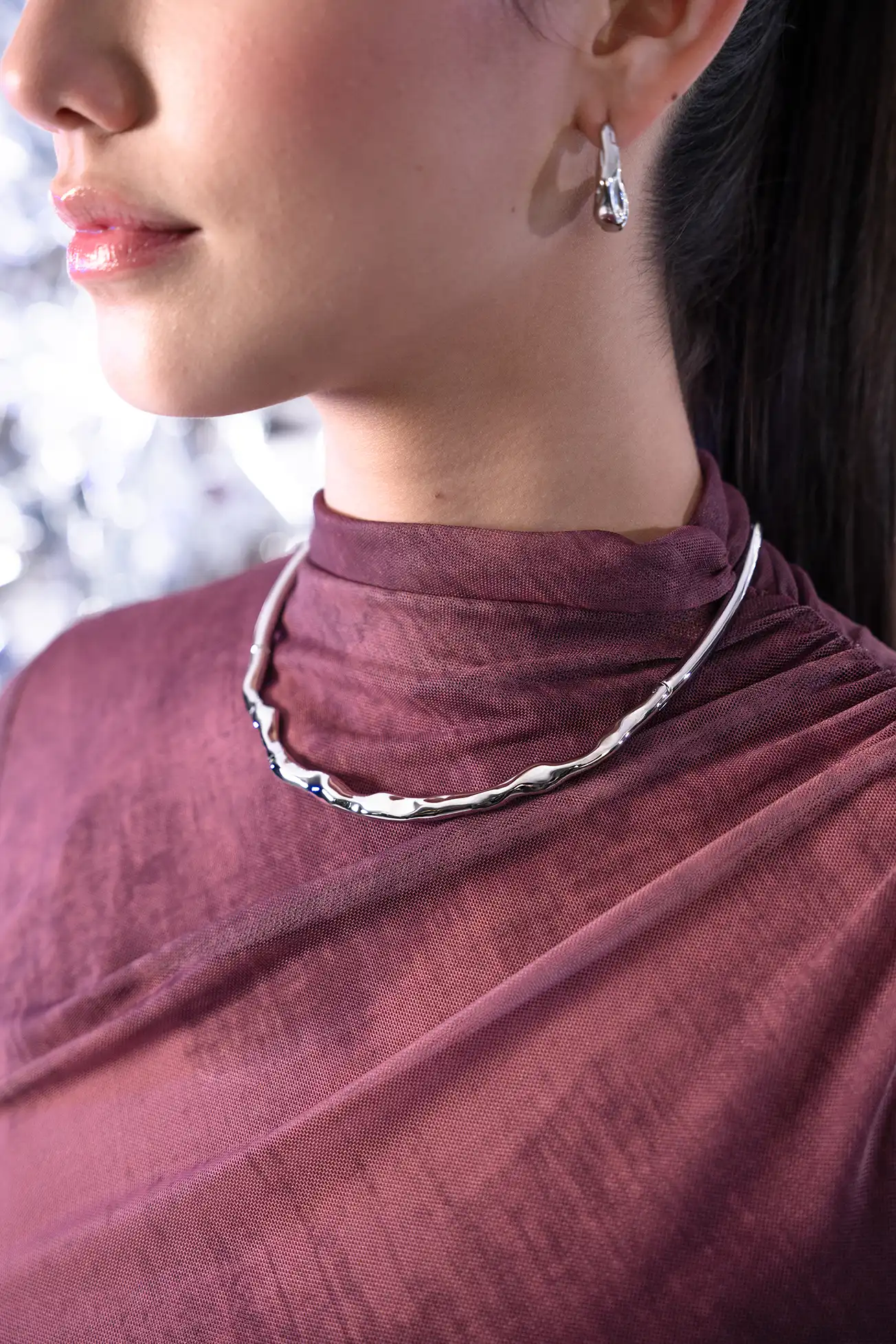 Molten Choker Silver - Image 4
