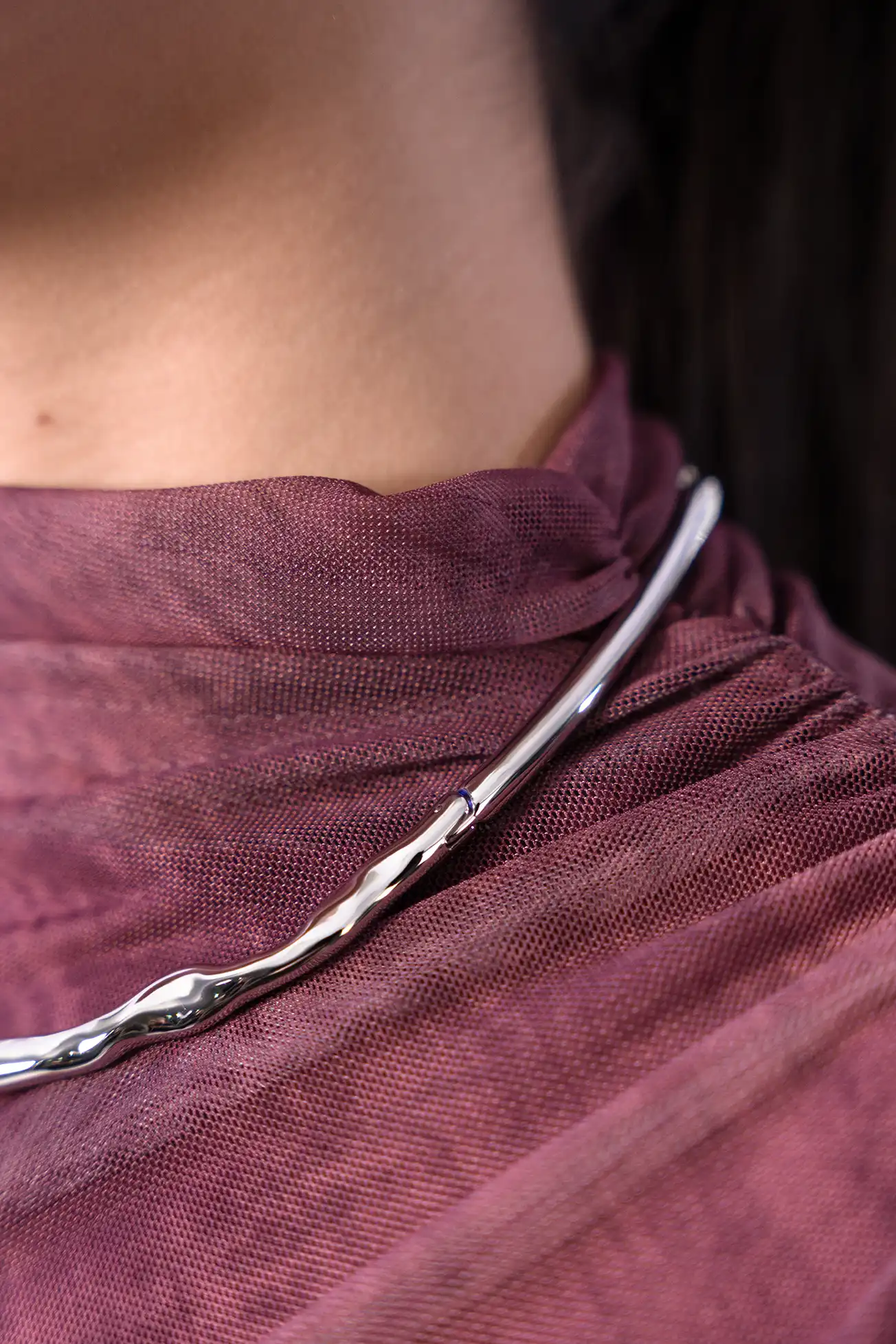 Molten Choker Silver - Image 5