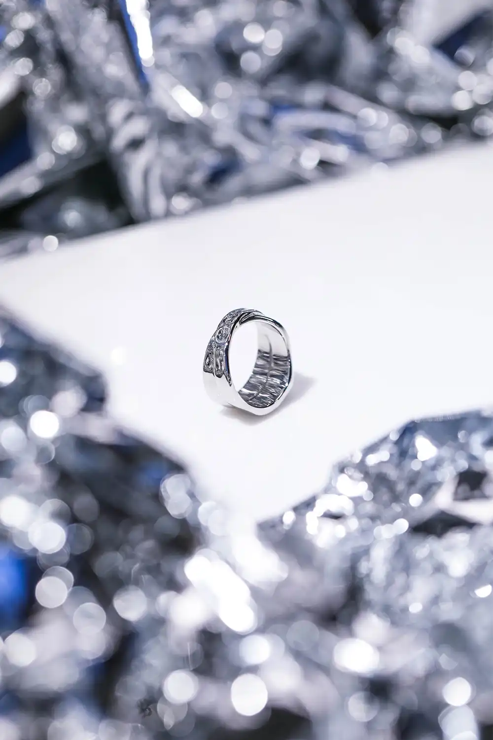 Molten Ring Silver - Image 6