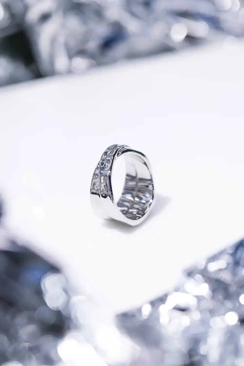 Molten Ring Silver - Image 7