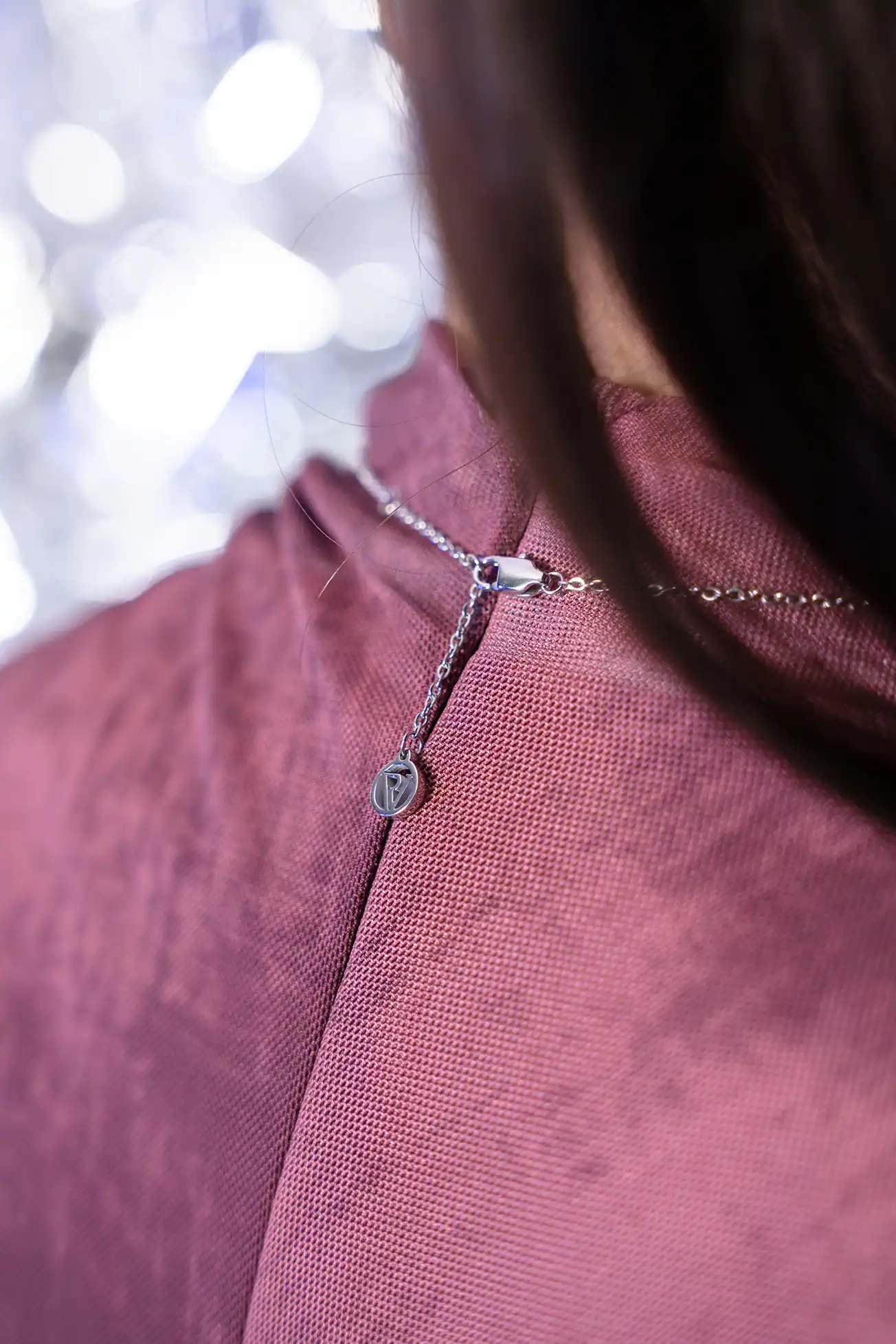 Molten Y-Necklace Silver - Image 6