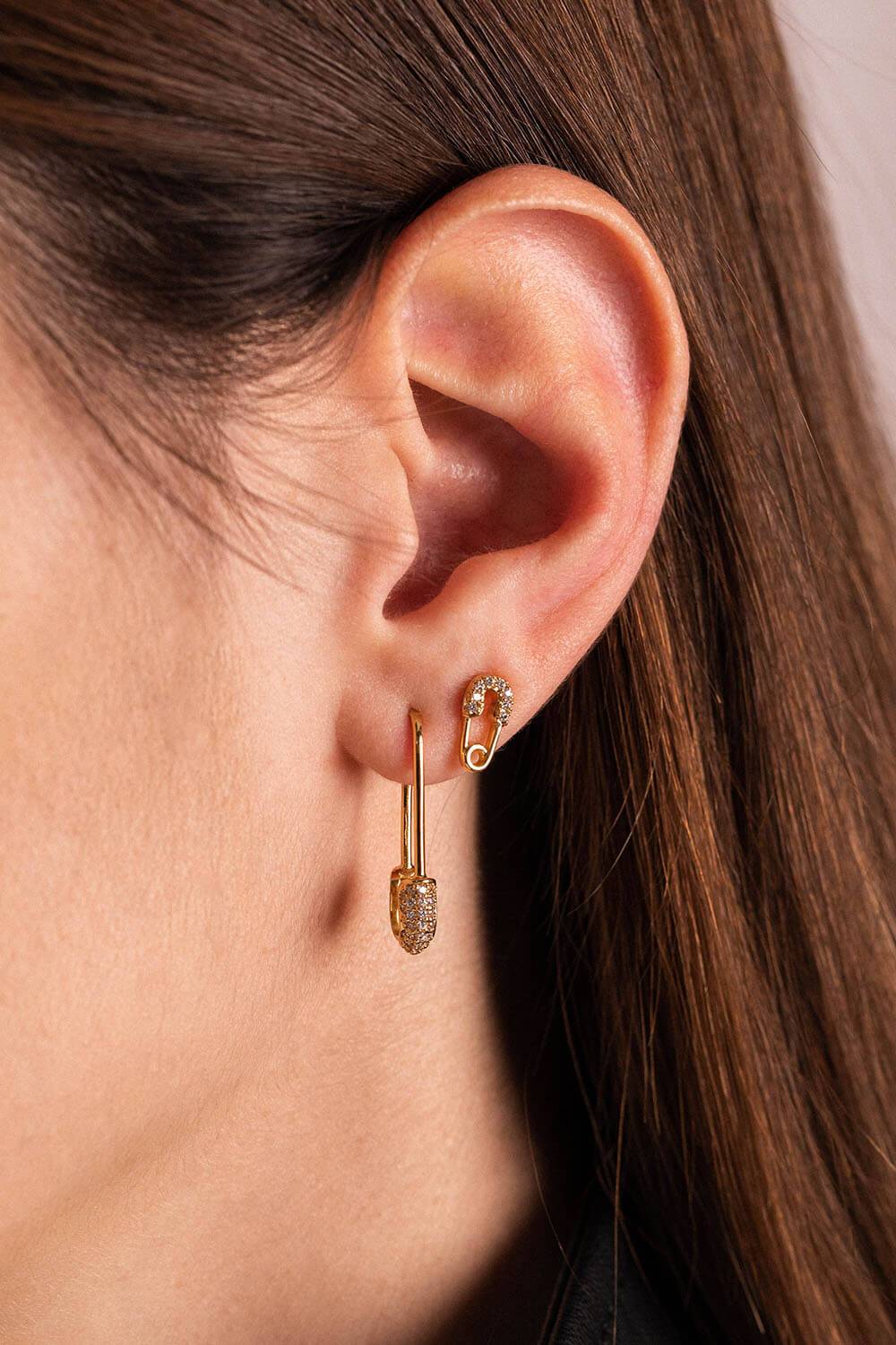 Safety Pin Gift Box 18k Gold Plated - Image 3